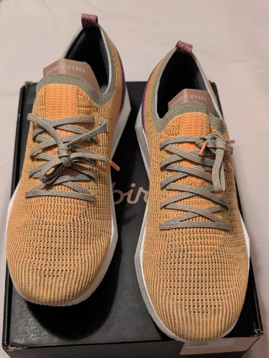 Allbirds Tree Flyer Thrive Yellow & Blizzard White Size 13 NIB - Picture 1 of 8